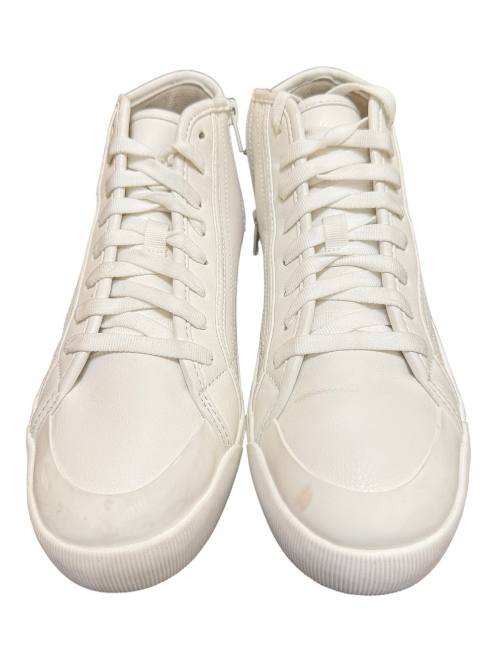 Dr. Scholl’s Women’s White Mid Top Platform Sneakers Size 8 EU 38.5